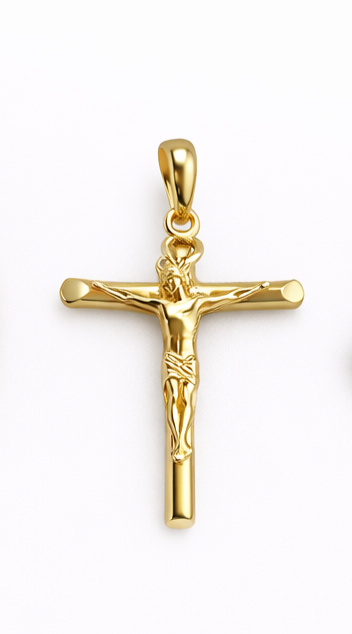 Gold Crucifix Pendant