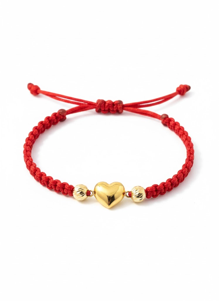Golden Heart Crimson String