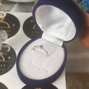 Emerald Heart Ring