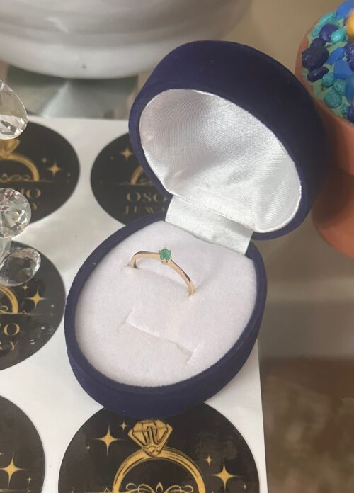 Emerald Heart Ring