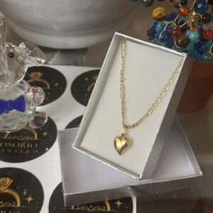 Golden Heart Pendant Necklace